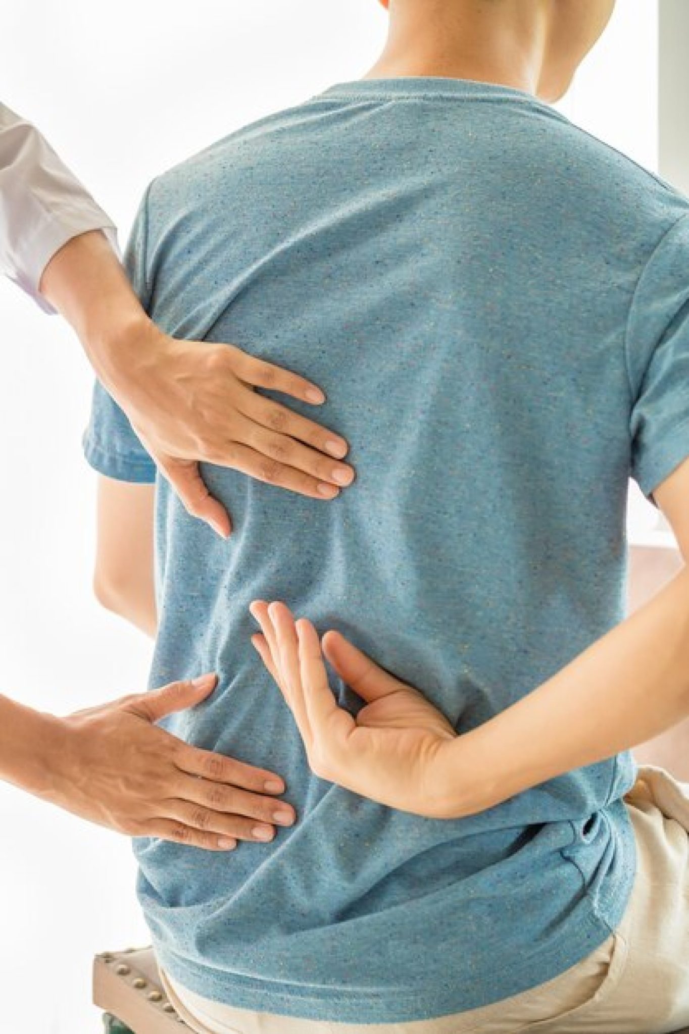 doctor finding back pain
